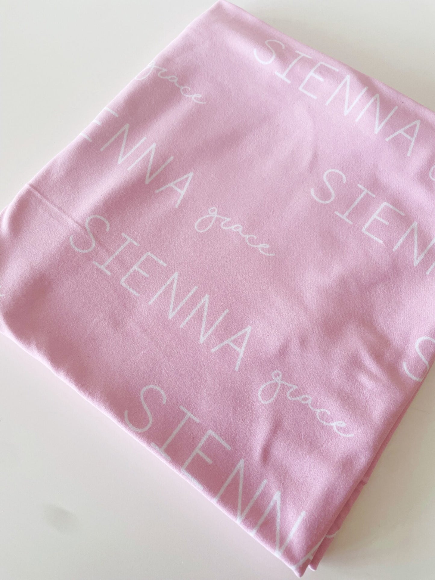 Personalised Blanket Font Duo - Multiple Colours