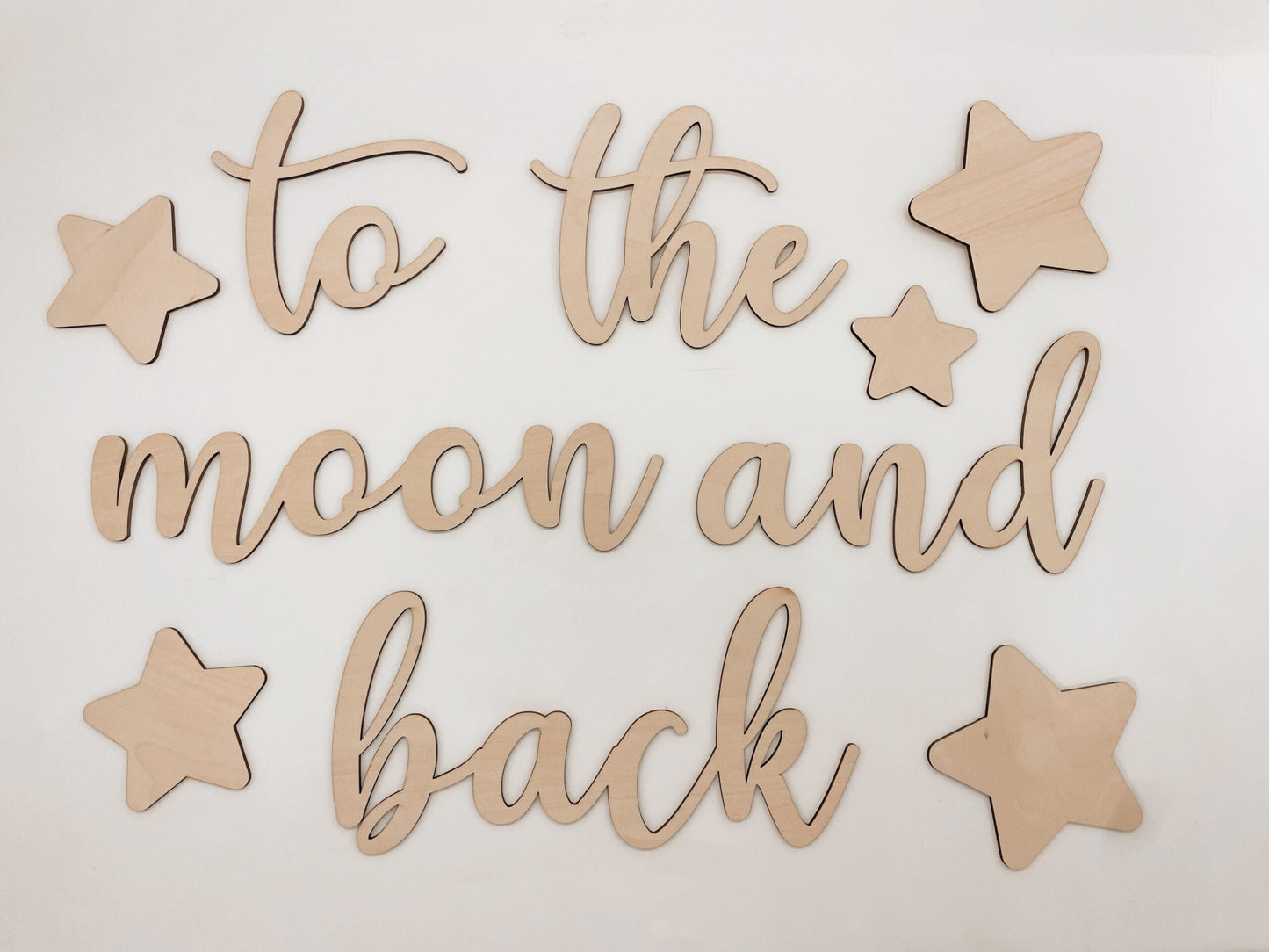 to the moon and back wall plaque