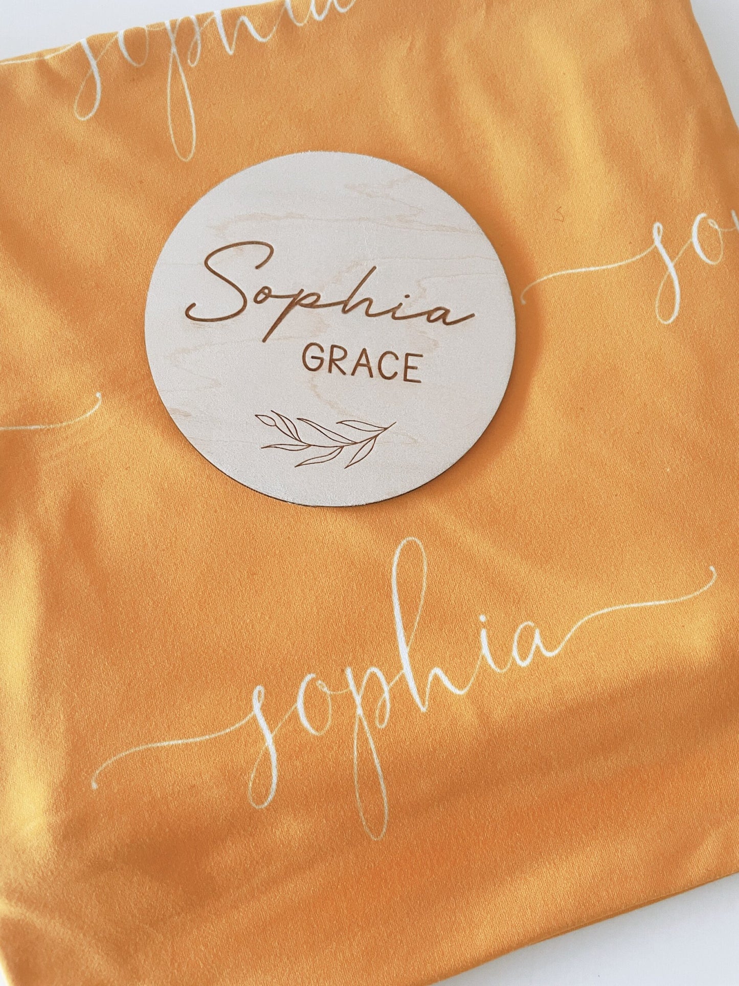 Personalised Blanket Script - Multiple Colours