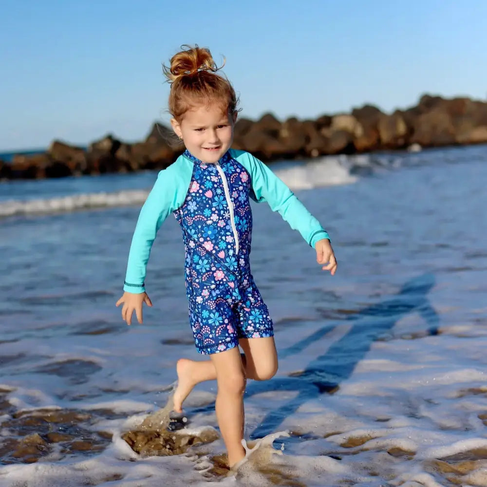 All-in-one Sunsuit | Flower Power