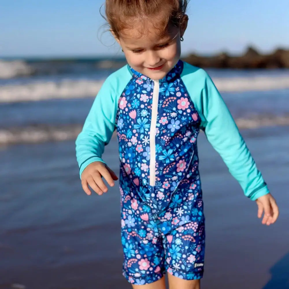 All-in-one Sunsuit | Flower Power