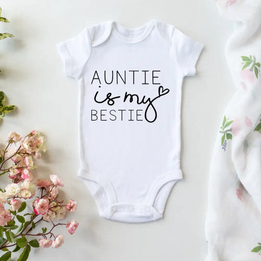 Auntie is my Bestie Onesie - Timber Tinkers