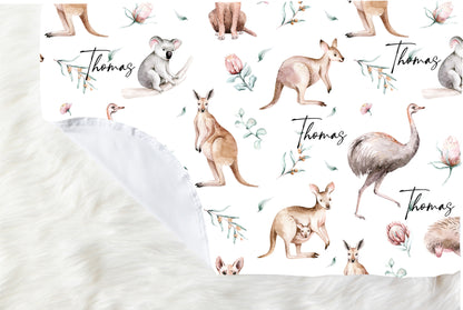 Blanket - Australian Animal Personalised