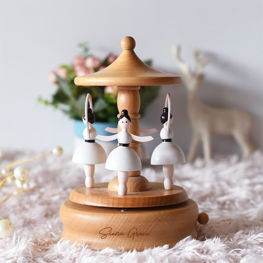 Ballerina Carousel Music Box - PRE ORDER SHIPS END OF JULY 2025