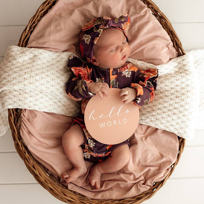 Sienna & Pink Sand Reversible Milestone Cards