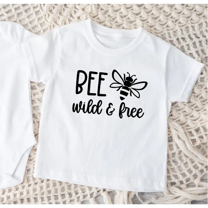 Bee wild and free Onesie/T-Shirt - Timber Tinkers