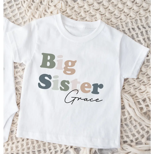 Big Sister T-Shirt - Natural