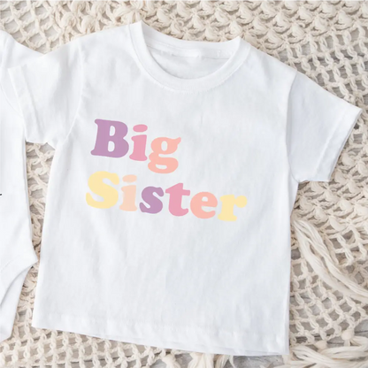 Big Sister T-Shirt - Pastel