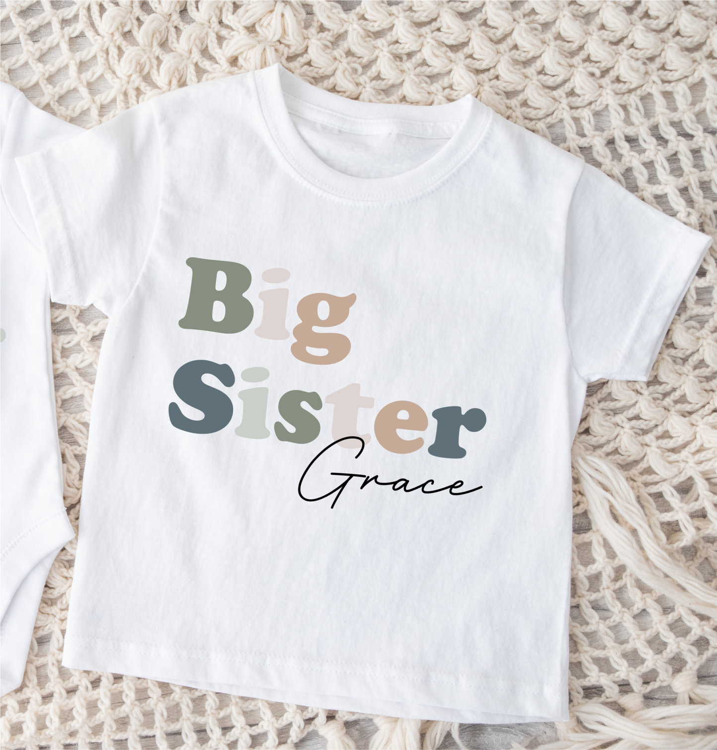 Big Sister T-Shirt - Natural