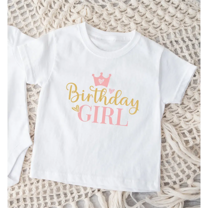 Birthday Girl Crown T-Shirt - Timber Tinkers