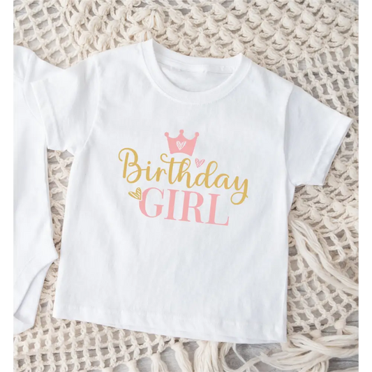 Birthday Girl Crown T-Shirt - Timber Tinkers