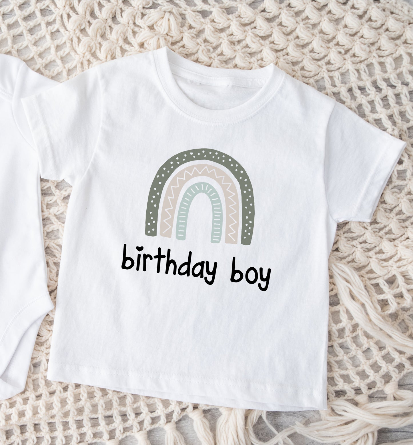 Rainbow Birthday Boy T-Shirt
