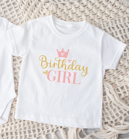 Birthday Girl Crown T-Shirt