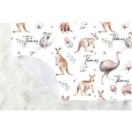 Blanket - Australian Animal Personalised - Timber Tinkers