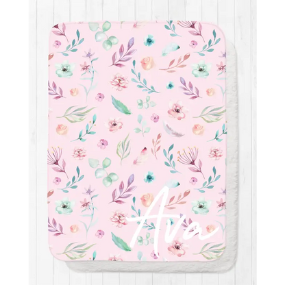 Blanket - Pink Floral