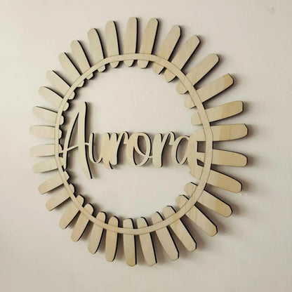 Boho Sun Personalized Sign - Timber Tinkers