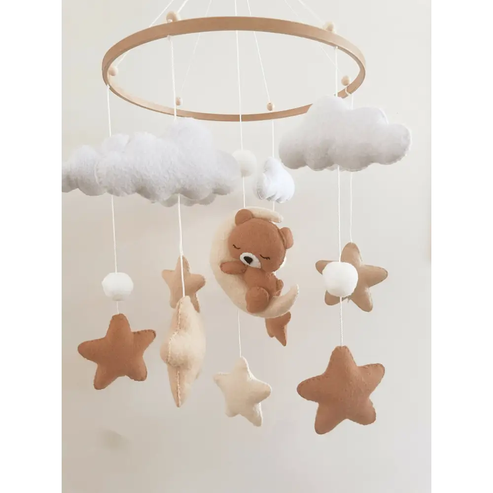 Brown Teddy Nursery Mobile