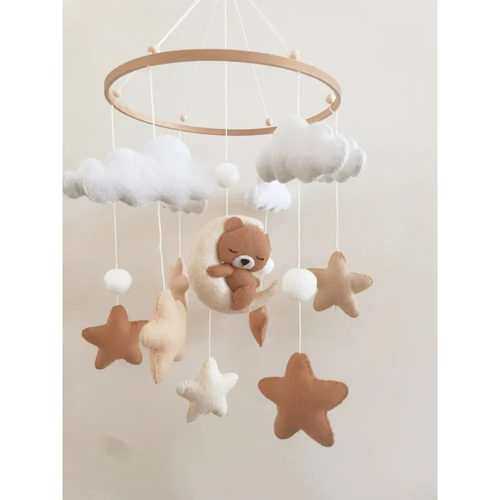 Brown Teddy Nursery Mobile