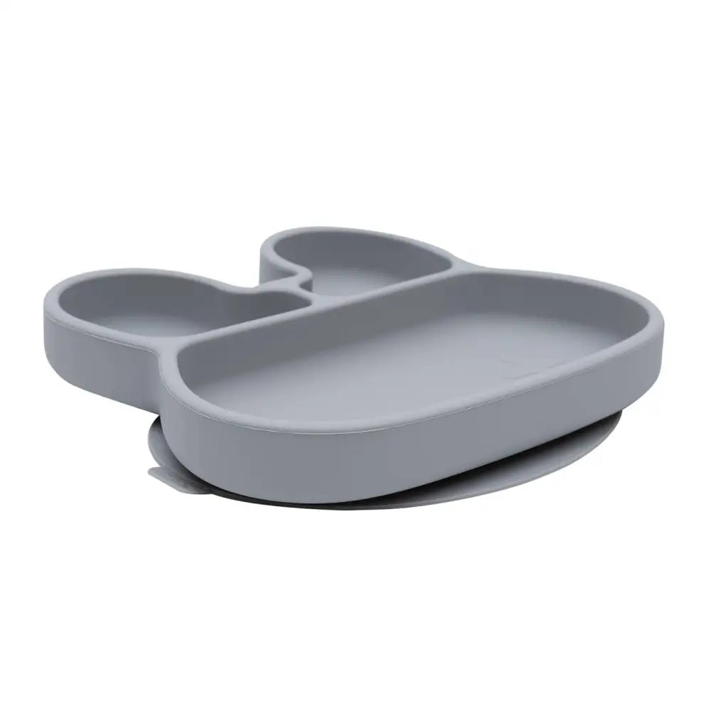 Bunny Stickie® Plate - Grey - Timber Tinkers