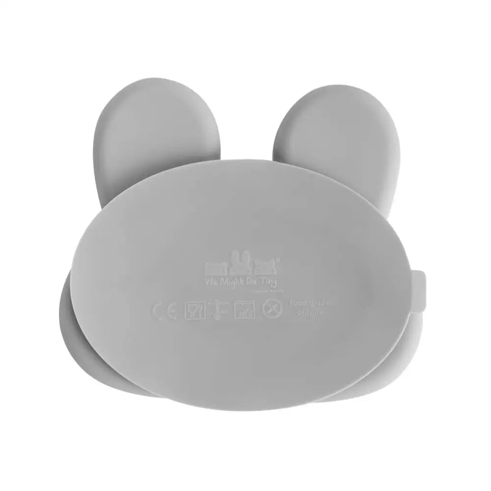 Bunny Stickie® Plate - Grey - Timber Tinkers