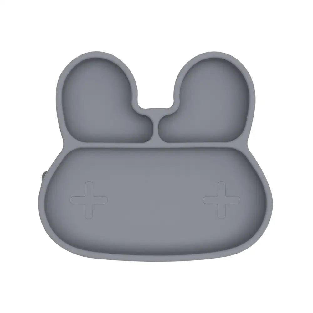 Bunny Stickie® Plate - Grey - Timber Tinkers