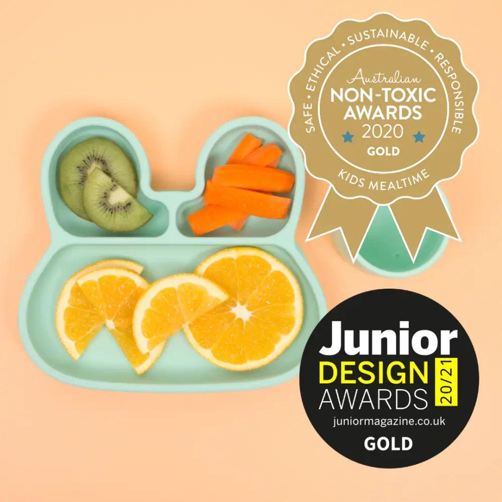 Bunny Stickie® Plate - Mint