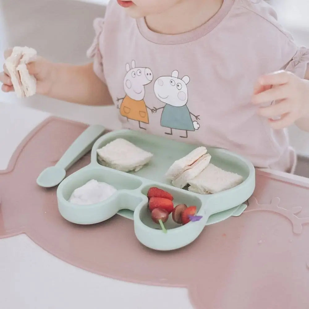 Bunny Stickie® Plate - Mint