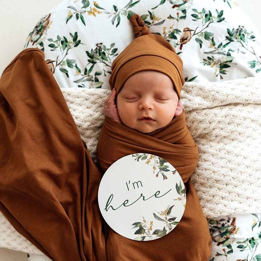 Eucalypt & Sage Reversible Milestone Cards - Timber Tinkers