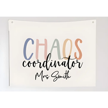 Chaos Coordinator Wall Hang - Timber Tinkers