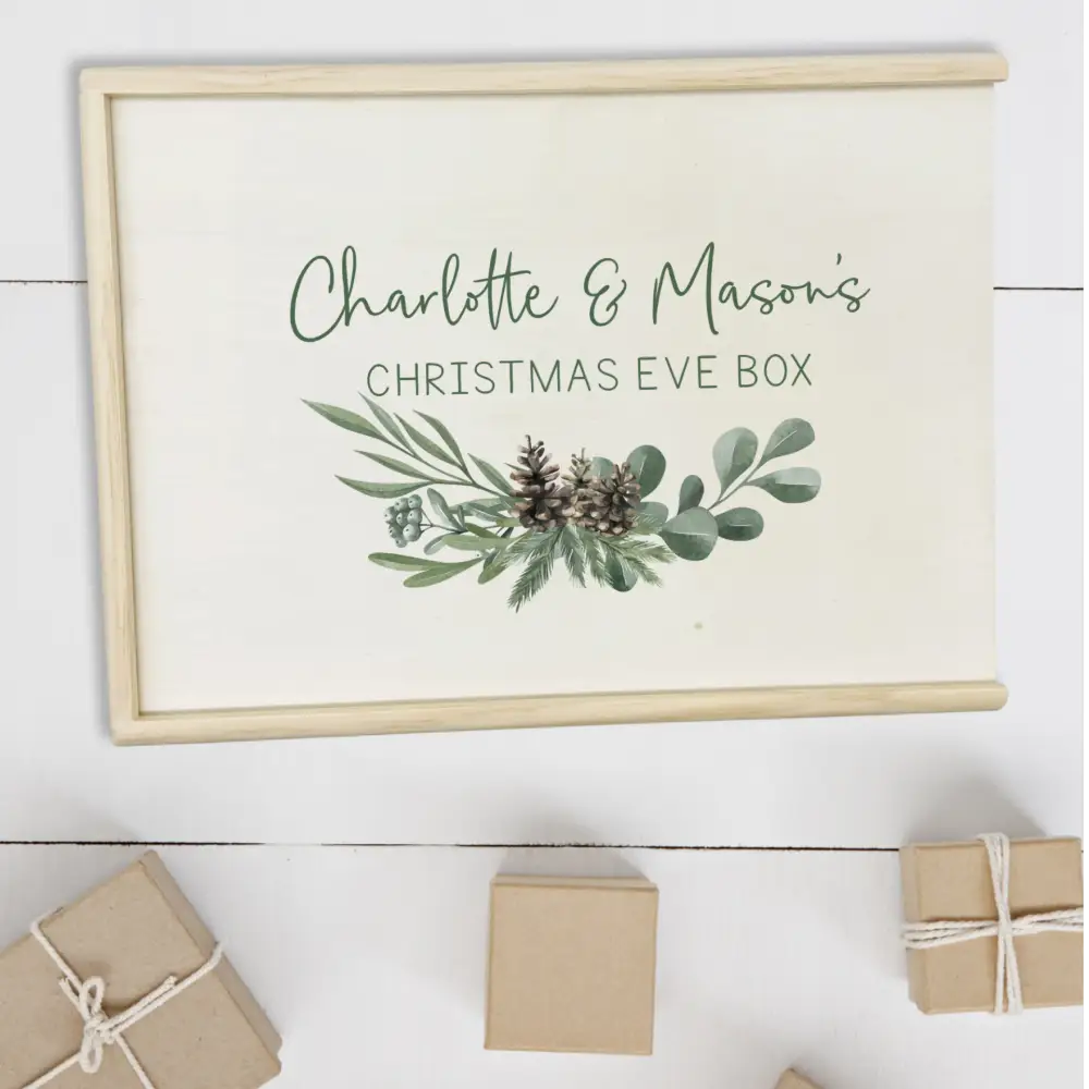 Christmas Box - Green Wreath