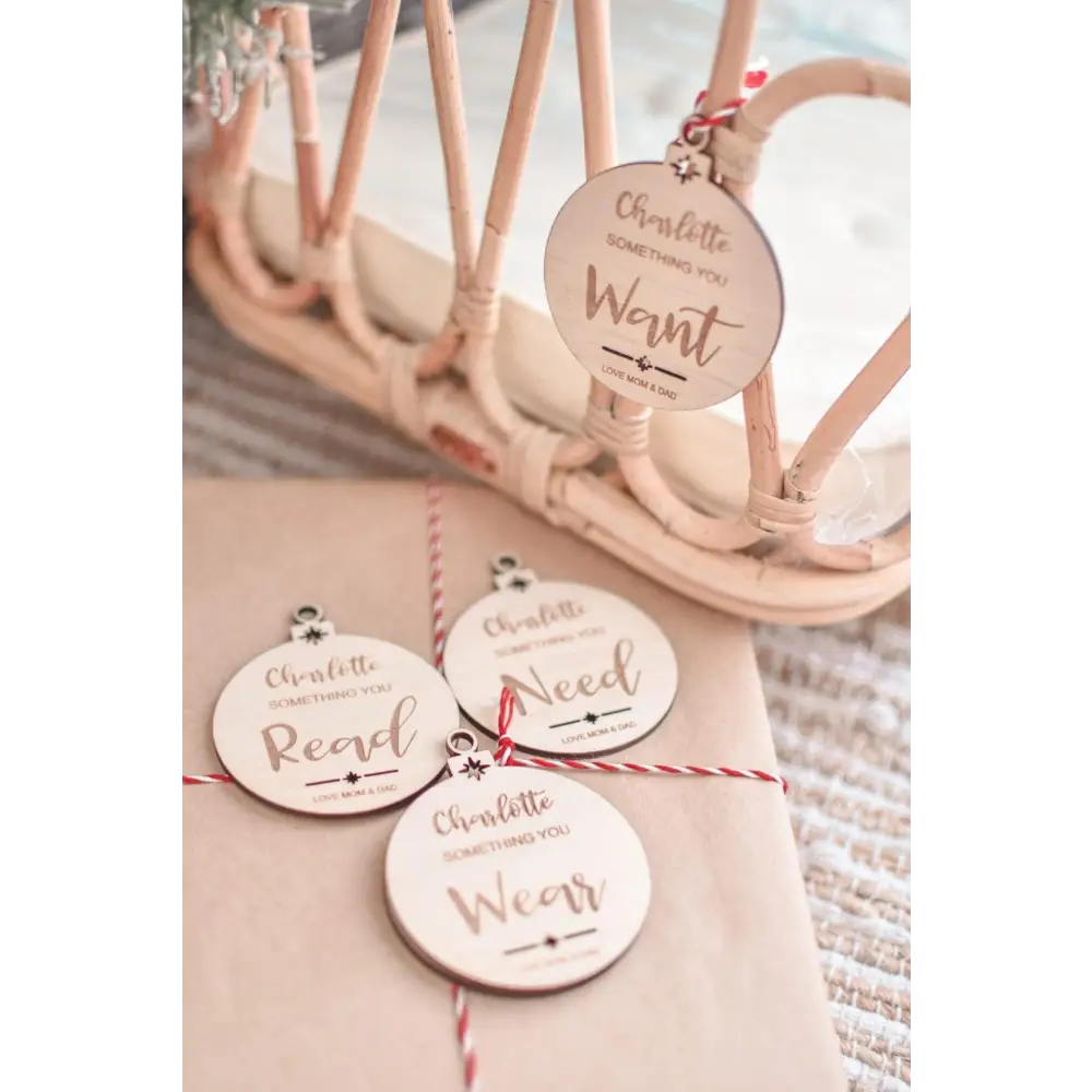 Christmas Mindful Gifting Tags - Timber Tinkers