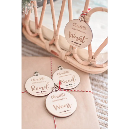 Christmas Mindful Gifting Tags - Timber Tinkers
