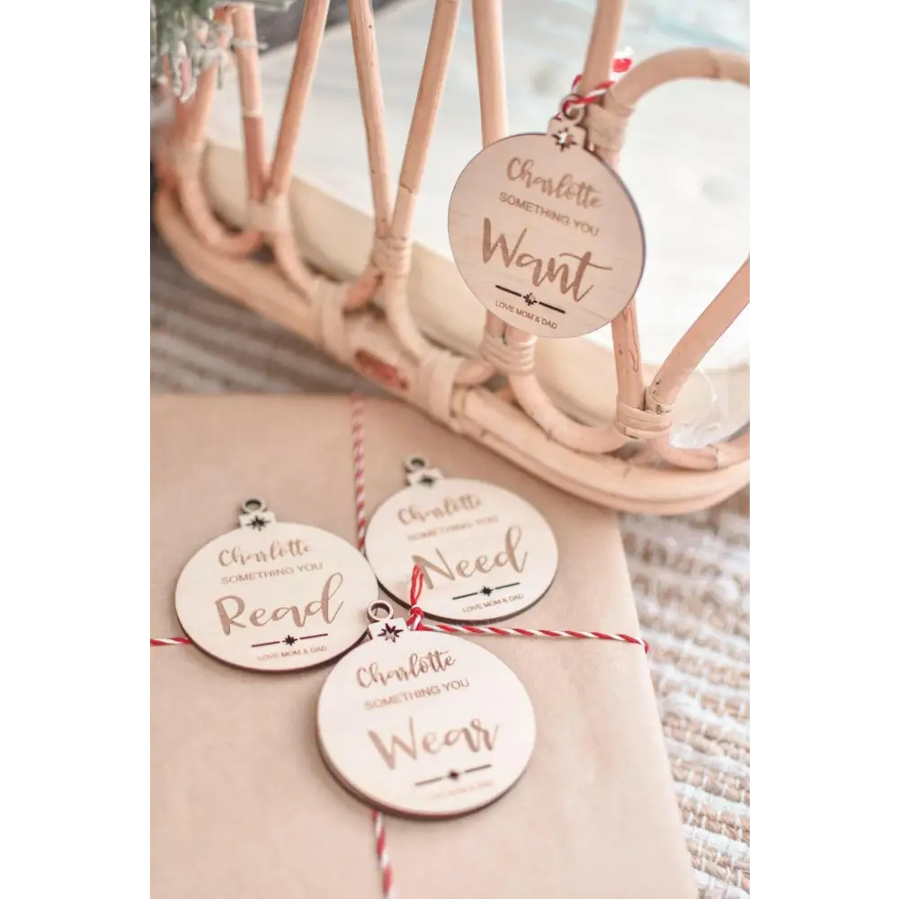 Christmas Mindful Gifting Tags - Timber Tinkers