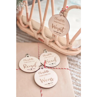 Christmas Mindful Gifting Tags - Timber Tinkers