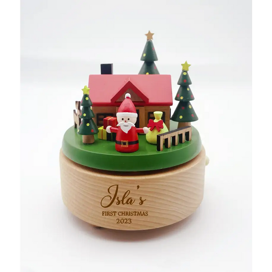 Christmas Music Box - Santa House