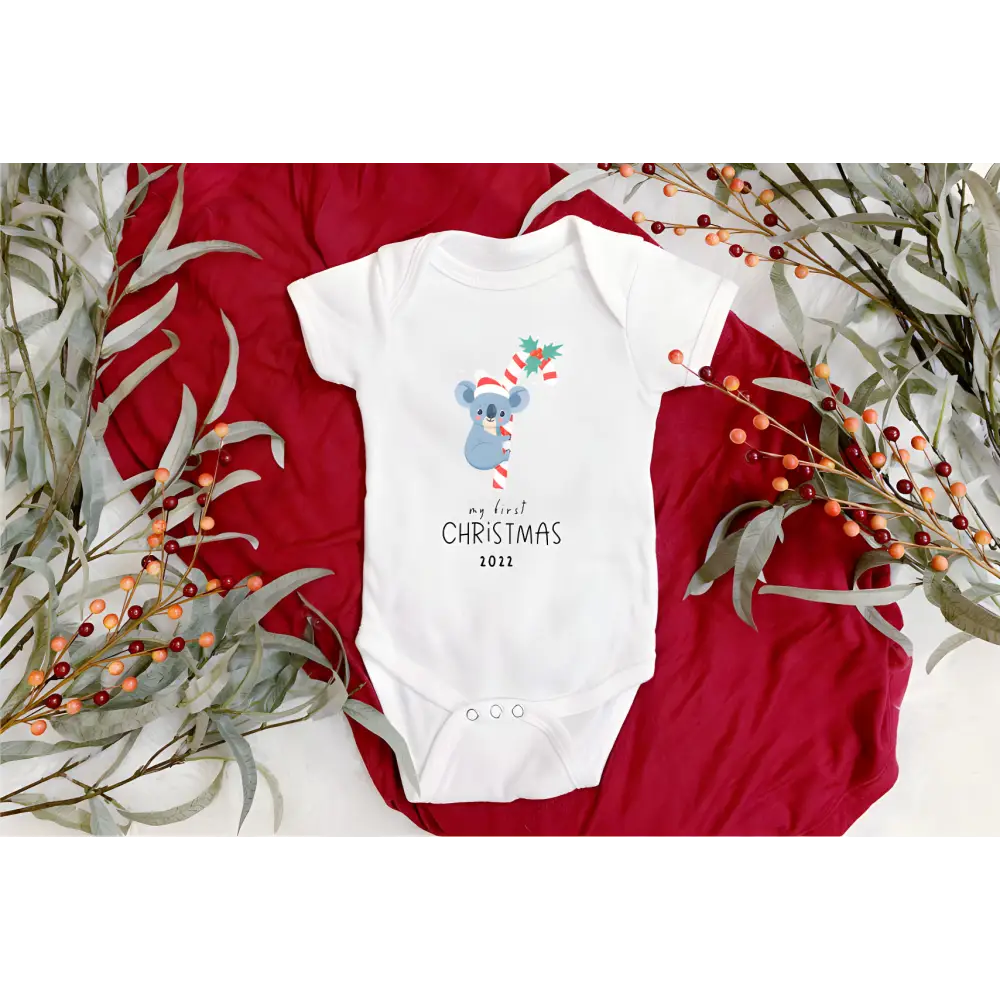 Christmas Onesie - First Chirstmas Koala - Timber Tinkers