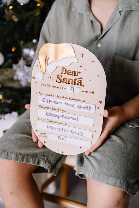 Dear Santa Letter Board