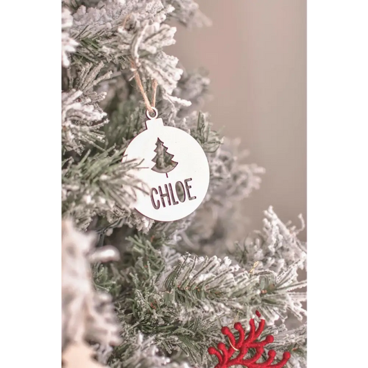 Classic Wooden Christmas Ornament