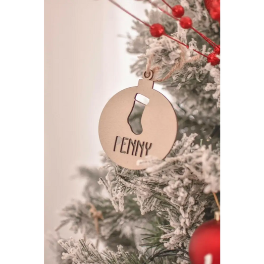 Classic Wooden Christmas Ornament - Timber Tinkers