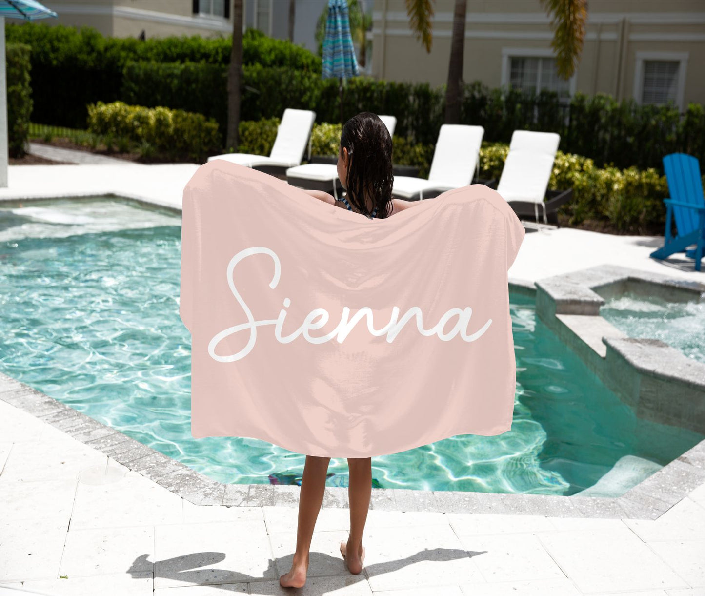 Personalised Kids Towel - Multiple Colours