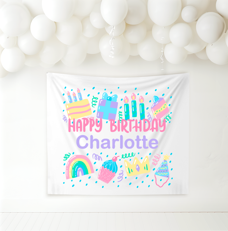 Birthday Banner - Confetti