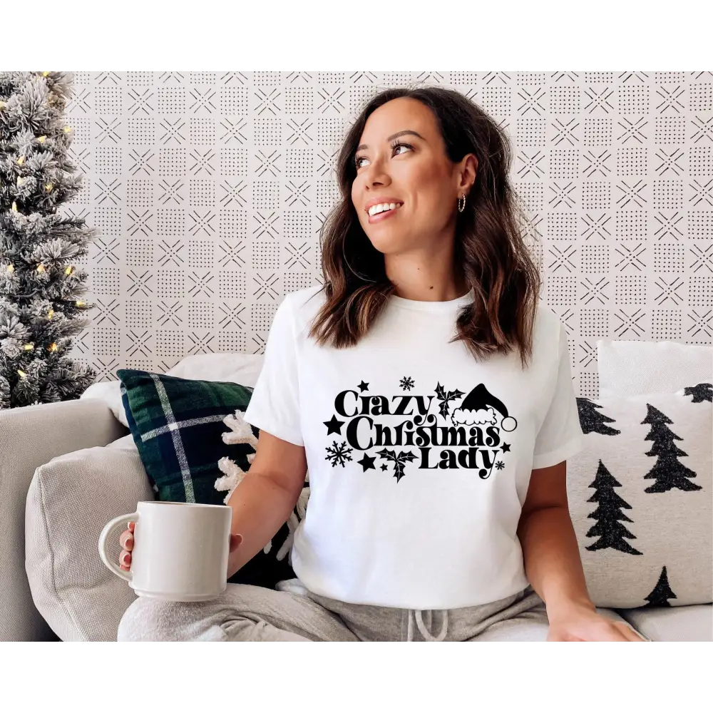 Crazy Christmas Lady T-Shirt