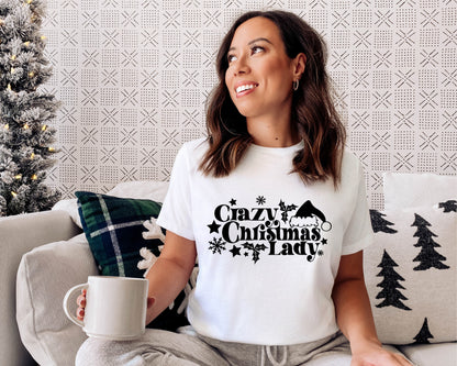 Crazy Christmas Lady T-Shirt