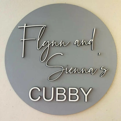 Cubby House Sign - Timber Tinkers