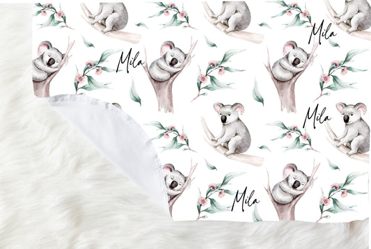 Blanket - Personalised Koala