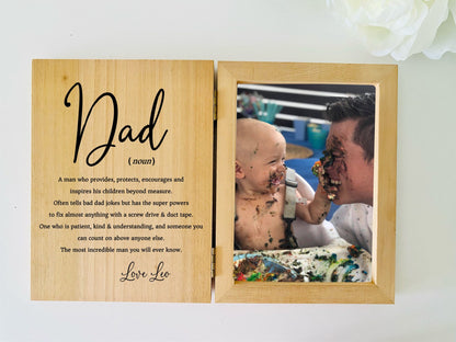 Personalised Father's Day Photo Frame - Dad Definition