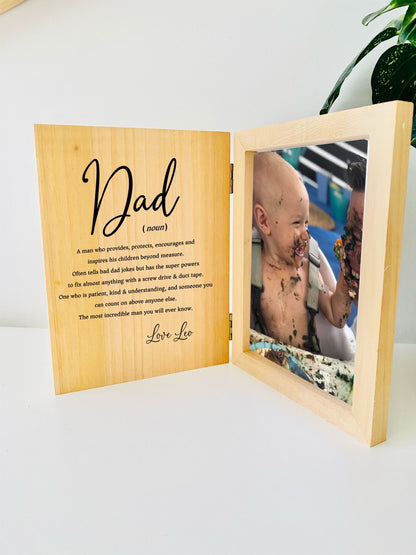 Personalised Father's Day Photo Frame - Dad Definition