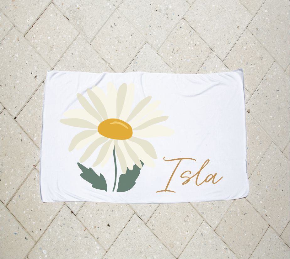 Personalised Kids Towel - Daisy