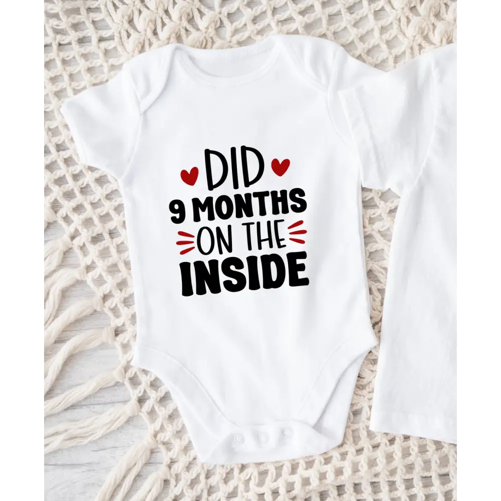 Did 9 Months on the inside onesie - Timber Tinkers