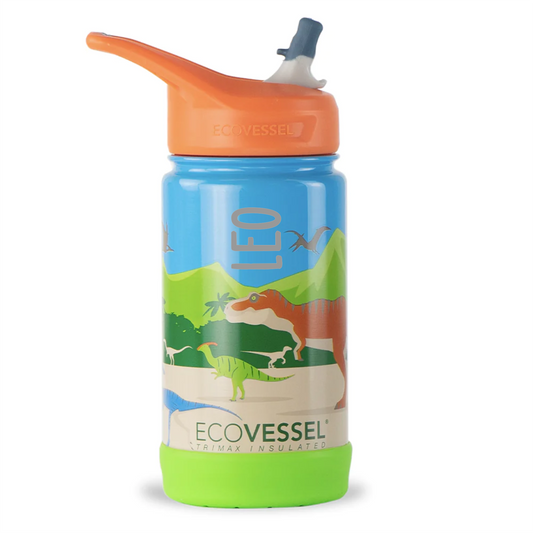 Personalised Kids Insulated Water bottle - Dinosaur